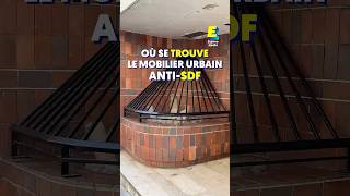 Où se trouve le mobilier urbain antisdf  shorts [upl. by Suk]