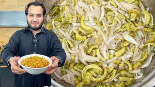 Karela Pyaz  Restaurant Style Karela Recipe [upl. by Ayotyal]