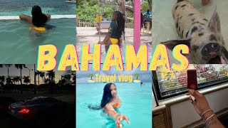 Travel Vlog To The Bahamas Cruise Edition feed swimming pig jet ski rides different islands [upl. by Anauqcaj207]