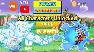 Power Warriors 176 APK  All Characters New MUI Goku Attack and Update [upl. by Bettye159]