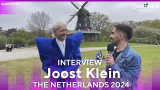 Joost Klein interview following his second rehearsal on the Eurovision stage  Eurovisionfun [upl. by Atsylak]