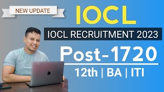 IOCL New Vacancy 2023⚡  IOCL Refinary Apprentice New Vacancy  IOCL Online Form 2023 [upl. by Loux850]