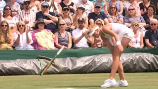 16yearold Mirra Andreeva receives point penalty for throwing her racket against Madison Keys [upl. by Kinna]