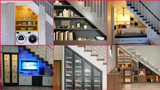 50 ideas Of how to use under stairs place  Top creative under stairs storage ideas [upl. by Pelmas204]