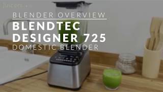 Blendtec Designer 725 Blender Overview [upl. by Inaffets]