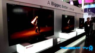 Super OLED ICC 4K Worlds First 8K and 80quot TVs at CES 2012 [upl. by Elleimac989]