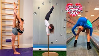 Gymnastics Flexibility and Contortion Skills TikTok Compilation 2024 valentinesday [upl. by Linette]