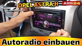 Autoradio Opel Astra H einbauen  Wie funktioniert der CANBUS  ARS24 [upl. by Sandor]