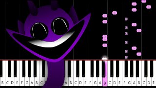 All Incredibox SPRUNKI PHASE 4 Sounds  Piano Tutorial [upl. by Popelka]