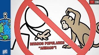 Explicando a diferença entre ditados populares com animais  Minuto da Terra [upl. by Bronnie]