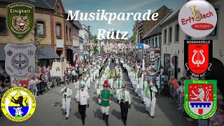 Schützenfest Bedburg 2023 Musikparade Rütz [upl. by Notyap994]