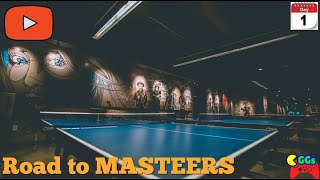 Table Tennis  Road to Masters Category Game Day1tabletennis pingpong tabletennisstrategysports [upl. by Ninette]