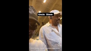 2022 Peewee Longway amp Comedian Steve Harvey Have A Friendly Exchange 😂🎣 [upl. by Ayotaj]