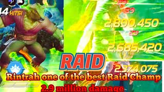 MCOC RAID  Rintrah vs The Hood [upl. by Cyrilla]