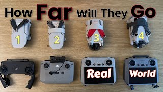 A Real Life Urban Range Test Between All DJI Mini Drones Whats The Real Difference in Feet [upl. by Dianna457]