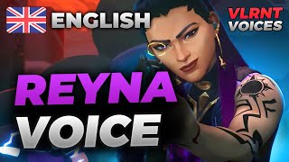 REYNA English Voice  Voice Lines  VALORANT [upl. by Ivette]