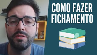 Como Fazer Fichamento Para TCC [upl. by Bortman]