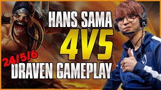 HANS SAMA amp DRAVEN carry this INSANE 4v5 game [upl. by Ihab]