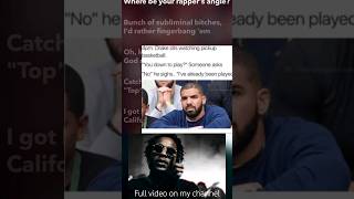 Of course Kendrick was dissing drake on Classic Man lyrics kendricklamar rap [upl. by Adihsar471]