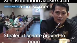 Sen Robinhood Jackie Chan attire sa Senado  idol saludo kami [upl. by Hett]