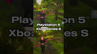 Xbox Series S VS Playstation 5  Fortnite Graphics fortnite xboxseriess gaming ps5 benchmark [upl. by Notfa431]