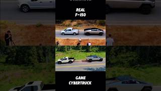 Real vs Game  Tesla Cybertruck simulador beamngdrive beamngcrashes beamngshorts [upl. by Emixam]