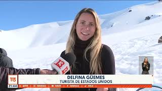 La nieve es la reina del turismo en Ñuble Termas de Chillán son el destino preferido de extranjeros [upl. by Dayir]