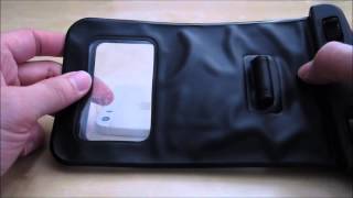 Aduro Sport Waterproof CaseBag for Smartphones Review [upl. by Lauter]