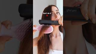 Hair Straightener Hack ✨✨✨✨ shorts hair hairtips [upl. by Demmy290]