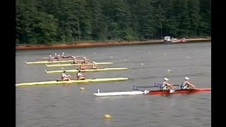 1996 Olympics Rowing Womens Lightweight 2x Heat 1 [upl. by Ultann]