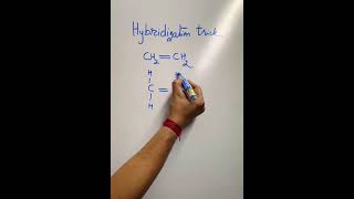 hybridization in Alkenes short ytviral [upl. by Anneuq]