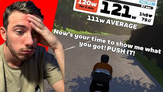 MY FIRST EVER FTP TEST  Zwift Ramp Test  FTP Test [upl. by Naara115]