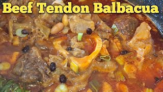 Sabaw pa lang Ulam na Beef tendon Balbacua gowithmaria [upl. by Chabot]