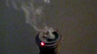 Smoking smoke stack  O scale [upl. by Attelahs]