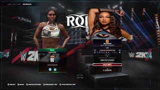 WWE 2K24 ROH 11212024 Athena Vs Leila Grey [upl. by Aerdnat925]