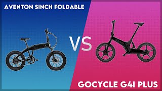 Aventon Sinch Foldable vs Gocycle G4i Plus Comparison [upl. by Jorrie425]