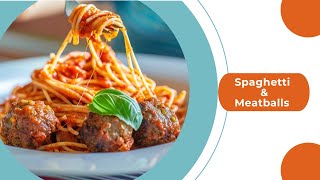 Spaghetti and Meatballs Recipe [upl. by Marcile676]