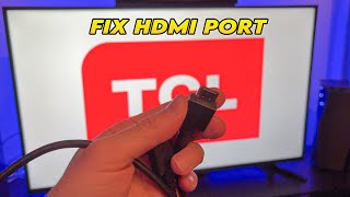 How to Fix HDMI No Signal Error on TCL TV [upl. by Ahsemik]