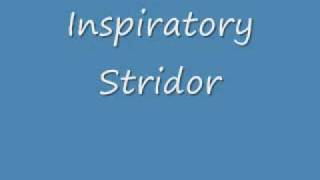 Inspiratory Stridor [upl. by Rooke715]