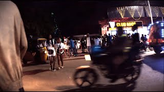 RAW Bamburi Night Life Coastal Kenya  Africa [upl. by Luanni729]