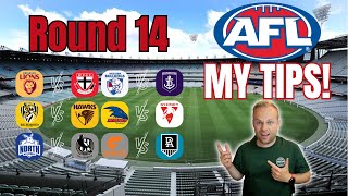 AFL 2024  Round 14 Tips [upl. by Bick393]