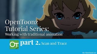 OpenToonz Traditional Animation Tutorial  Part 2 Scan and Trace [upl. by Imhsar]