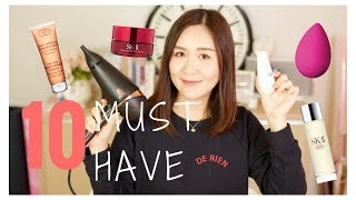 2017十款必回購美妝品（專櫃）  Top 10 Highend Must Have  HIBARBIE [upl. by Ymiaj]