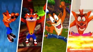 Evolution of the Jump in Crash Bandicoot Games [upl. by Jeddy]