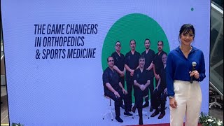 Nader Orthopedic amp Sports Medicine Center Launch at Burjeel Al Reem  MC Dija ENAR mcevent [upl. by Nored488]