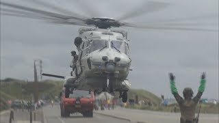 RNLAF NH90 Gevechtshelikopter DHC Luchtmacht  SAR Katwijk 2019 [upl. by Aehcsrop95]