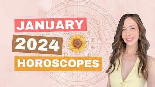 🌻 JANUARY 2024 HOROSCOPES  ALL 12 SIGNS 🌻 PLUTO REENTERS AQUARIUS ♒️ [upl. by Yecnahc]