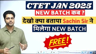 CTET JAN 2025 PREPARATION  Ctet Jan 2025 New Batch By Sachin Choudhary Sir sachinacademy [upl. by Diamond30]