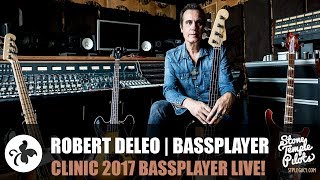 ROBERT DELEO CLINIC 2017 BASSPLAYER MAGAZINE STONE TEMPLE PILOTS BEST HITS [upl. by Fancie]