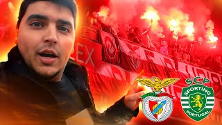 FUI VER O DERBY JUNTO DA CLAQUE RIVAL  BENFICA X SPORTING [upl. by Mukul]